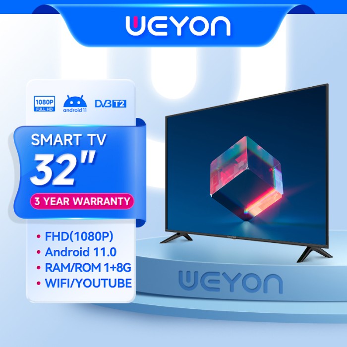 Weyon Smart 32 Inch Android Tv Led Digital Tv Fhd Televisi Murah