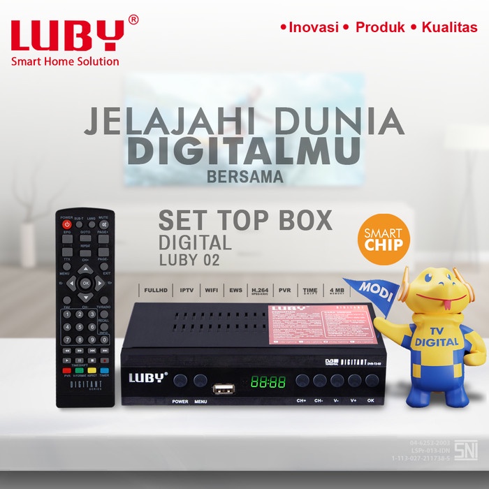 Luby Set Top Box Luby Dvb-T2-02 Berkualitas