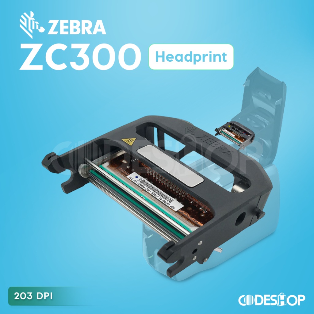 Headprint Printhead / Print Head Sparepart Printer Zebra ZC300 300 DPI