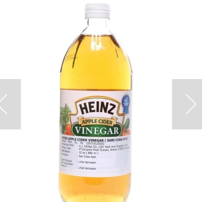 Sari Cuka Apel Heinz 896 Ml Cider Vinegar