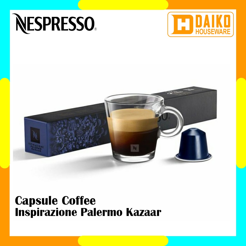 

Capsule Nespresso Ispirazione Palermo Kazaar Nestle 1 Pa - Coffee Ispirazione Italiana Kopi Kapsul