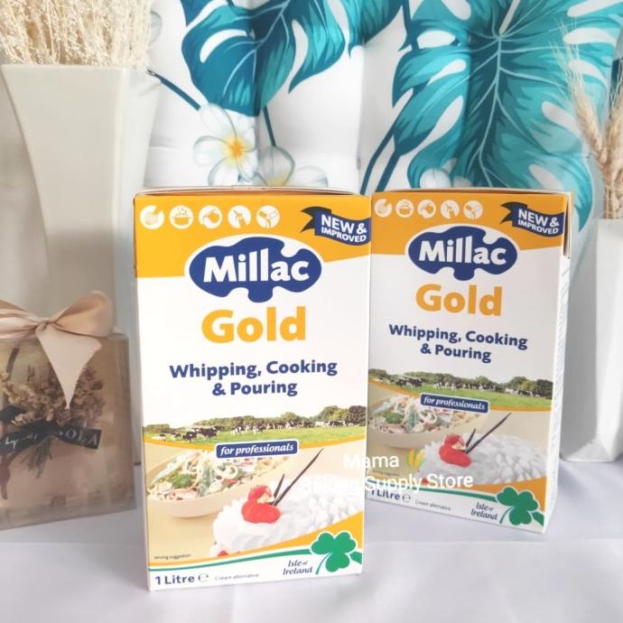 

Millac GOLD Whipping Cooking & Pouring Cream 1 L Krim Kue dan Masak