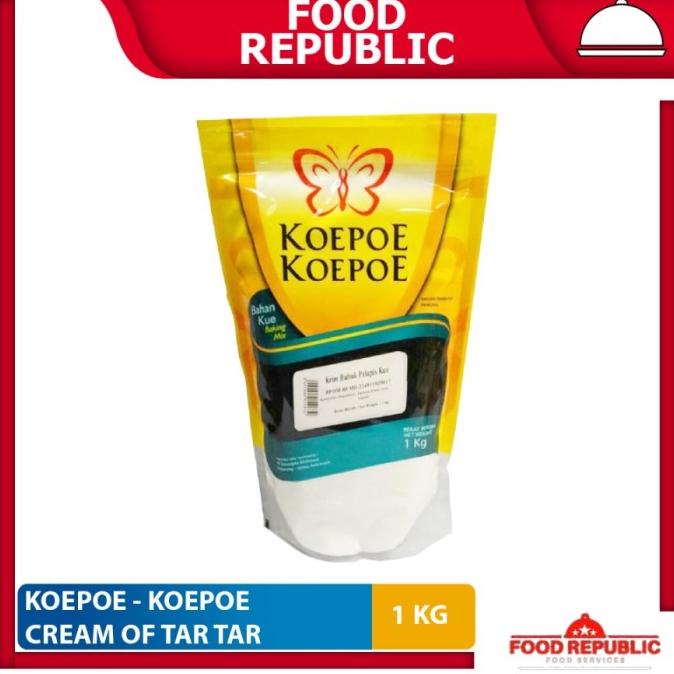 

Koepoe Koepoe Cream of Tar Tar Krim Bubuk Pelapis Kue 1 Kg Halal