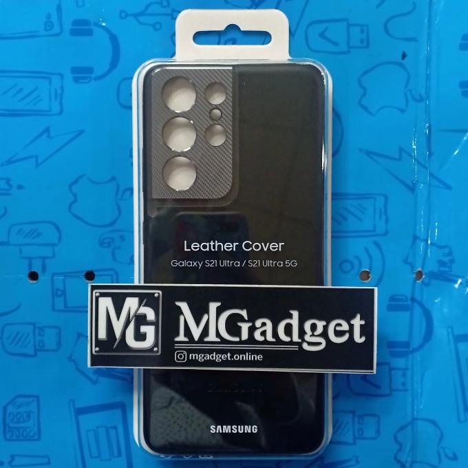 Leather Cover Samsung Galaxy S21 Ultra 5G Original / Hard Case