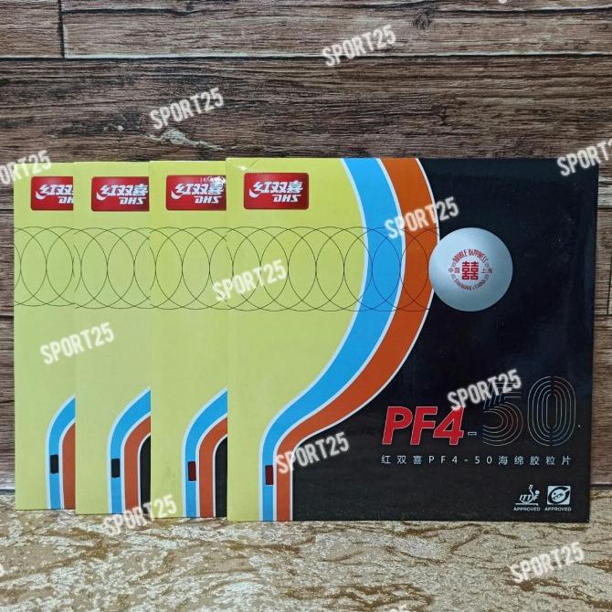 Karet / Rubber Pingpong Dhs Pf4 Pf 4 50 Original