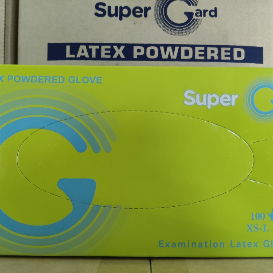 Handscoon / Glove / Sarung Tangan / Latex Powdered Glove - Supergard