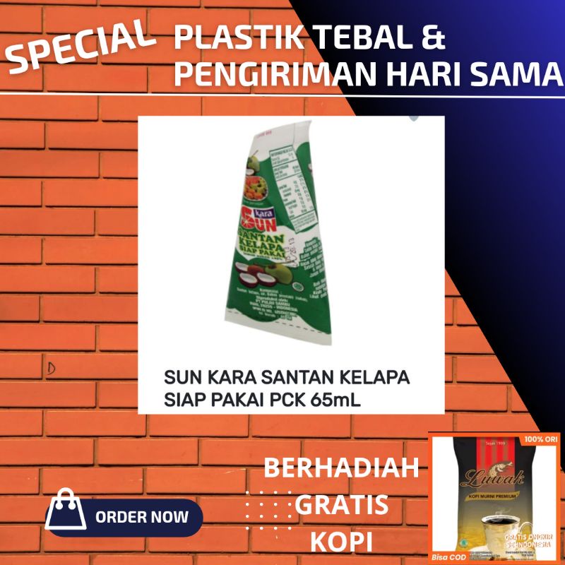 

sun kara santan kelapa siap pakai 65 ml