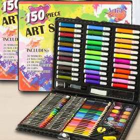 

[I-☆N✔G> SHENAR,(COD) CRAYON ART SET 150 PENSIL WARNA / COLOURING SET 150 PCS / GULALI BOOKS PAKET MEWARNAI -top.prooduk.