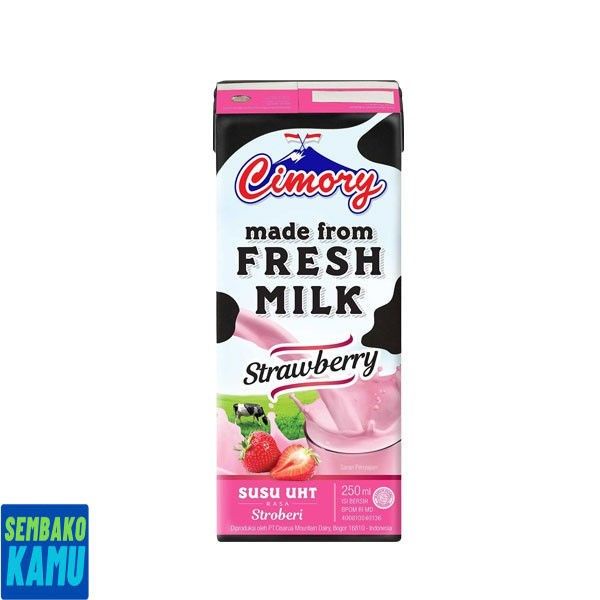 

Cimory Uht Milk Strawberry 250 ml - Susu