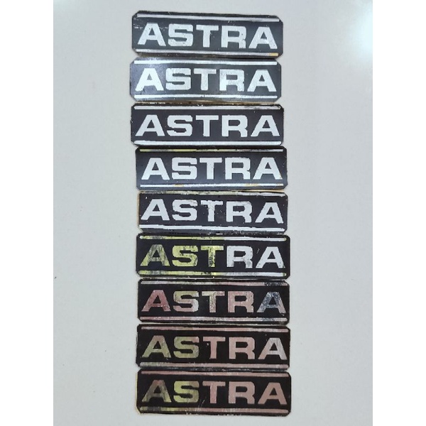 Stiker Tangki ASTRA Plastik Honda CB100 S90 S90Z Ori (NOS, SEGEL, GENUINE) CB 100 S 90 Z HGP Honda G