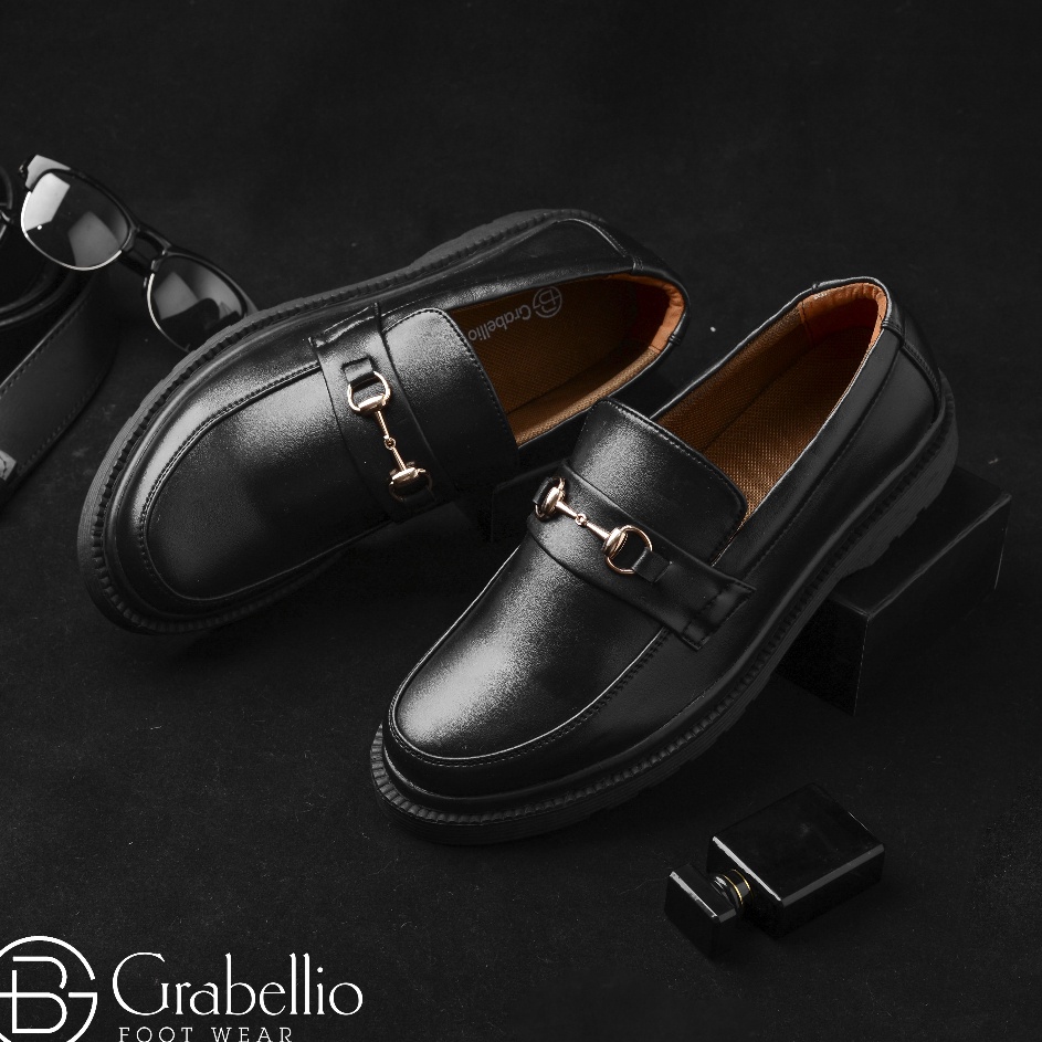 Jaminan KualitasH2t7S GRABELLIO ORIGINAL |Sepatu Slip On Loafers Pria | Sepatu Casual | Sepatu Forma