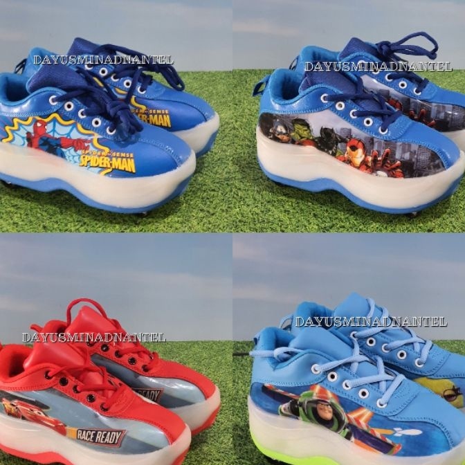 (S-N♡♫5> SEPATU RODA / SEPATU RODA ANAK / SEPATU RODA KARAKTER ORIGINAL/ terviiral..