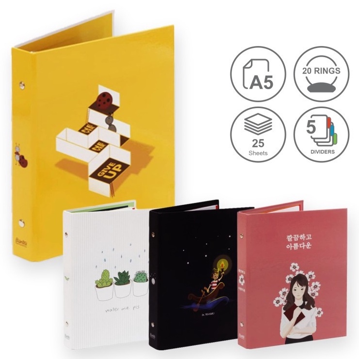 

Paling Dicari Bantex Binder A5 20 Ring Motif Fancy G8Z