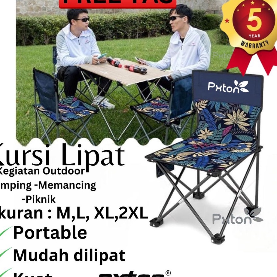 Dapatkan SekarangZz6Z0 PXTON - Kursi Lipat Camping  Outdoor Portable Kursi Gunung / Bangku LIPAT / k