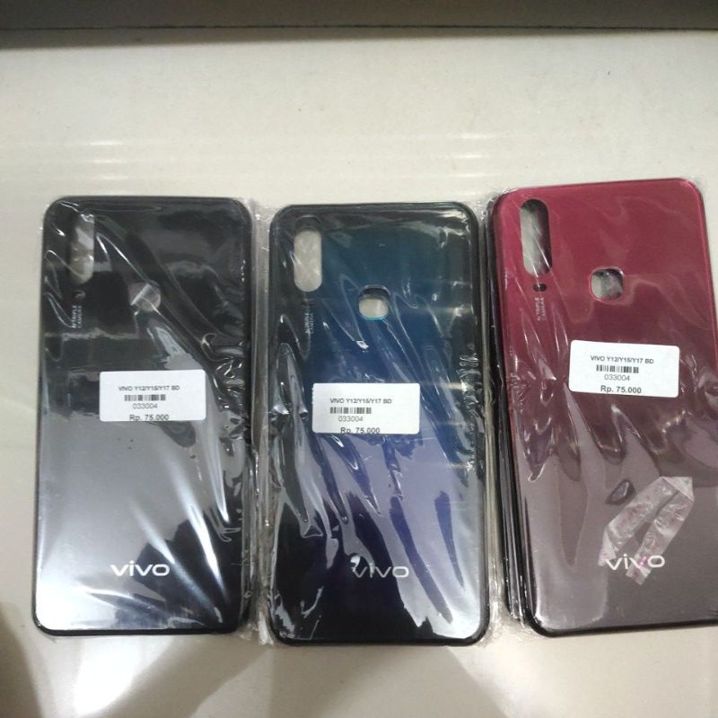 VIVO Y12/Y15/Y17 BACKDOOR FULLSET +TOMBOL+ KACA KAMERA