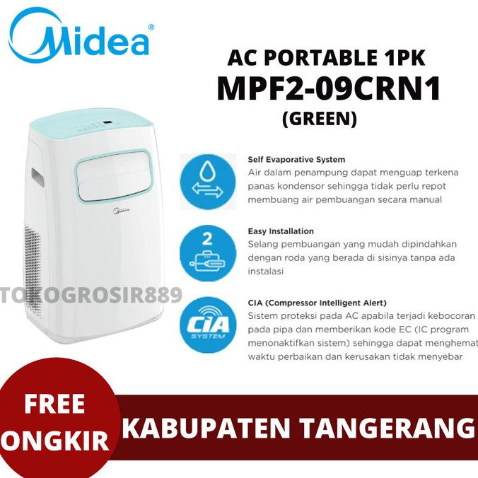 Ac Portable Midea Mpf2-09Crn1 1Pk