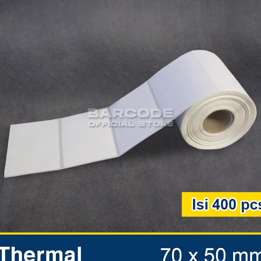 

(LL☼/E♫) Label Thermal 70 X 50 - 70X50 MM ( 1 Line) Isi 400 pcs - POS Printer/ muurah!