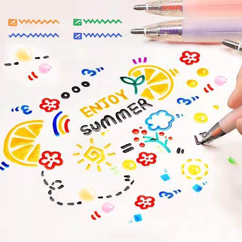 

Grosir 6Pcs Pen Pulpen Marker Jelly 3D Warna Warni Untuk Pelajar