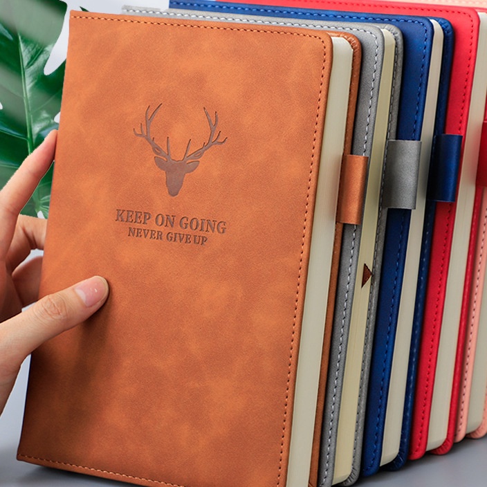 

(☎ N❣13O> Buku Agenda Catatan Kerja Meeting Planner NoteBook Notepad Diary Binder Cover Kulit A5/ paliing.laris.!