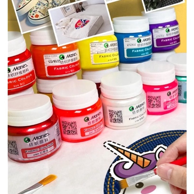 

(C1➛/P❤] Maries Fabric Colour A-1050 50ml / Cat Kain / Fabric Color- viraal.