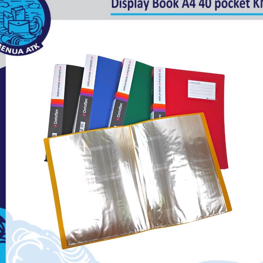 

(»2ZB-♥> Display Book / Clear Holder 40 Pocket + Kartu Nama A4 Dataflex DF-832 - muurah.