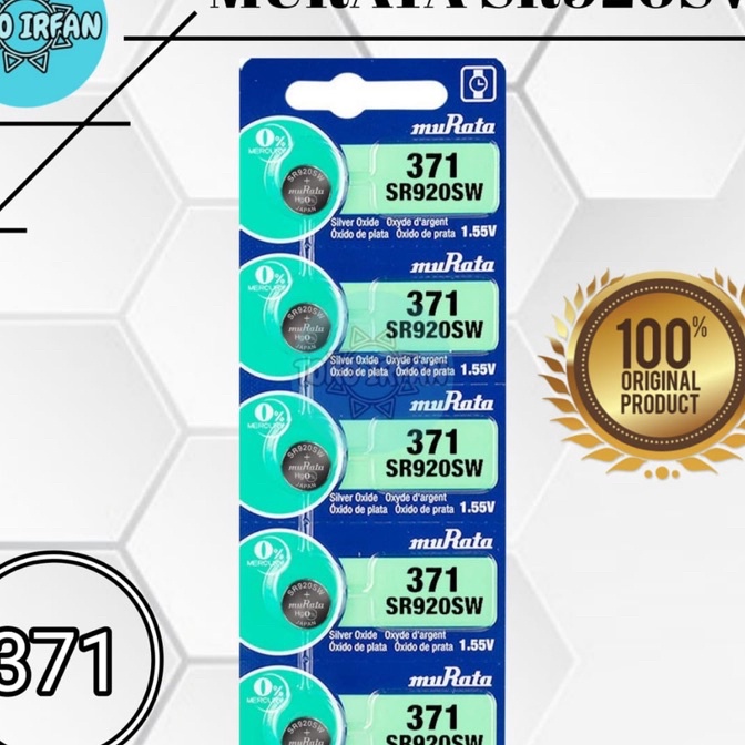 (Lご.➛LW> Baterai Murata SR920SW 371 Original Batrai Jam Tangan SR920 AG6 SG6 LR921 LR920 L921F langs