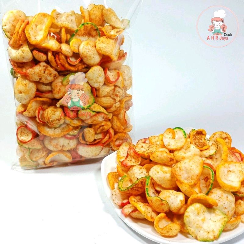 

KERUPUK / KRUPUK SEBLAK RASA PEDAS 250 GR -500 GR/ SEBLAK KRITING / SEBRING / TERLARIS / KILOAN