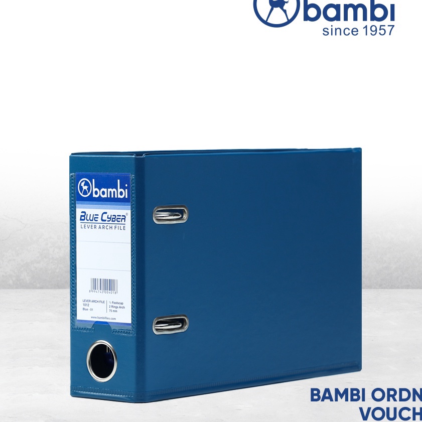 

[Q-O♪❤5) Bambi Ordner PVC Lever Arch File Voucher 75mm - 1012- treending!