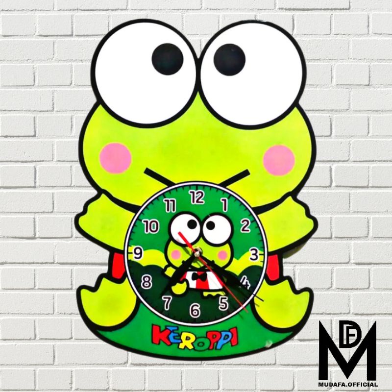Jam Dinding Unik Karakter Kepala Animasi | Jam Hello Kitty Doraemon Keropi | Jam Hiasan Dinding