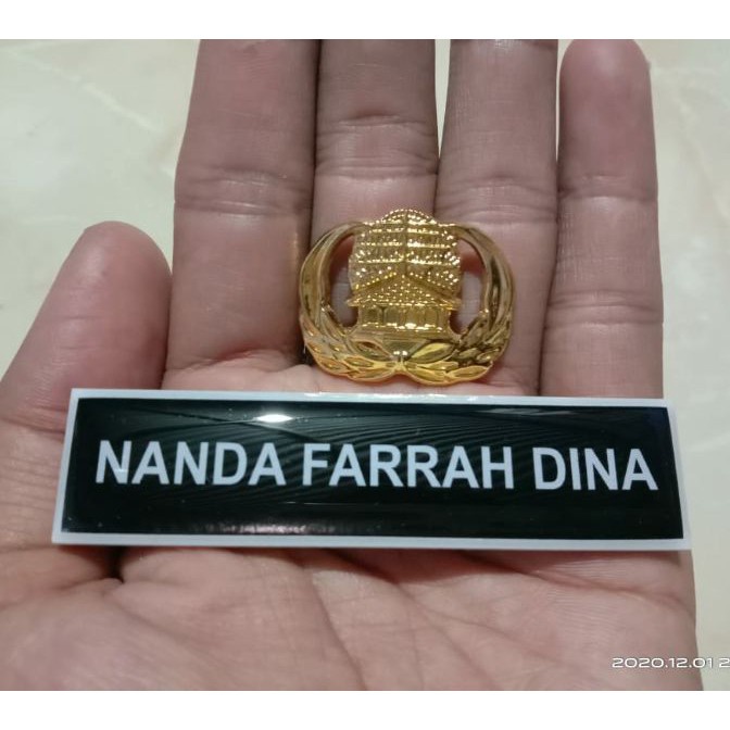 

[0Dご.N㊛> Paket Nametag dan Pin Korpriterrviral..!