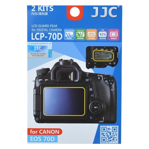 [ COD ]  JJC LCD Guard Film for CANON EOS 70D / 80D DSLR Canon 70 D / 80 D ,.