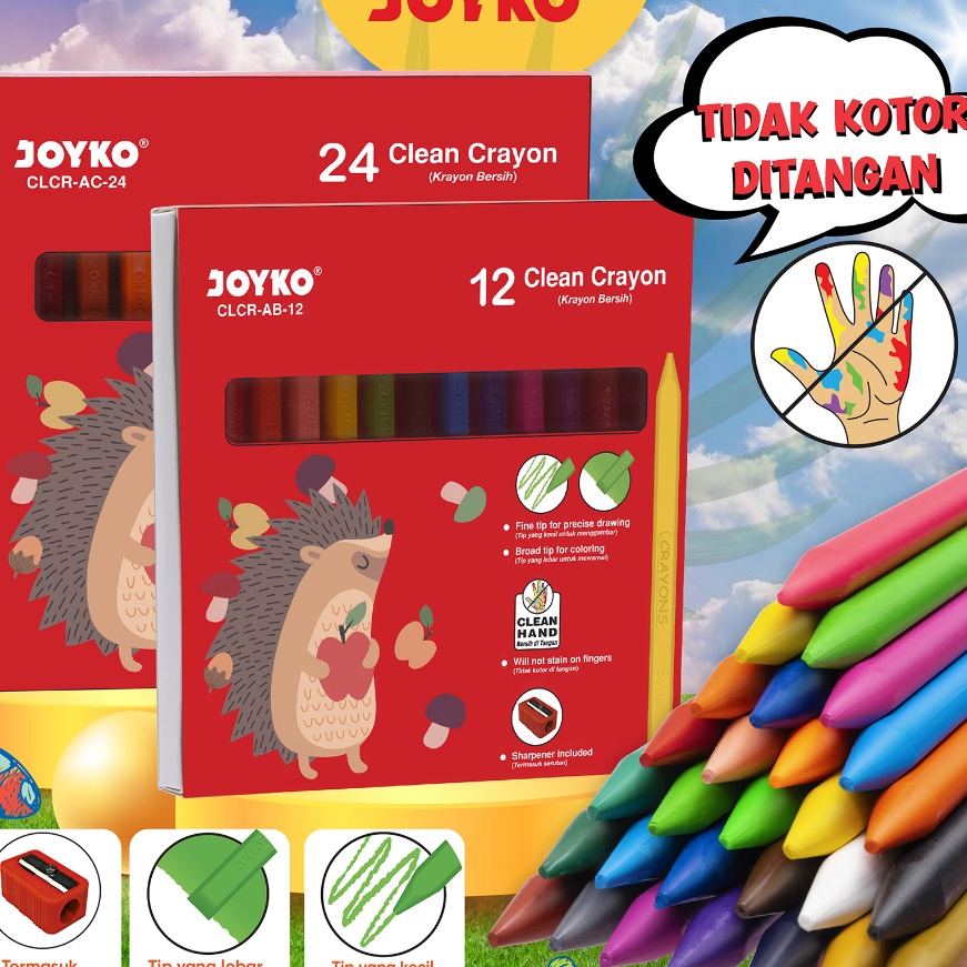 

(HT❤.S➸] Krayon Bersih Clean Crayon Joykopaasti.dikirim!