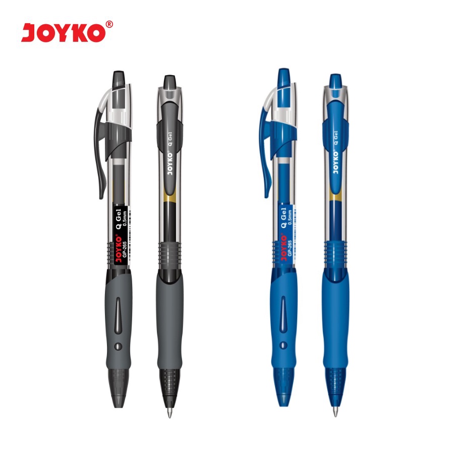 

Pulpen Q Gel Pen Pena Joyko Cetek GP-265 0.5 mm