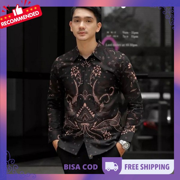 Hwm Pria Peremium Termurah Kemeja Laki Pesta Atasan Best Seller Hem Spesial Batik Trendy 2023 Bahan 