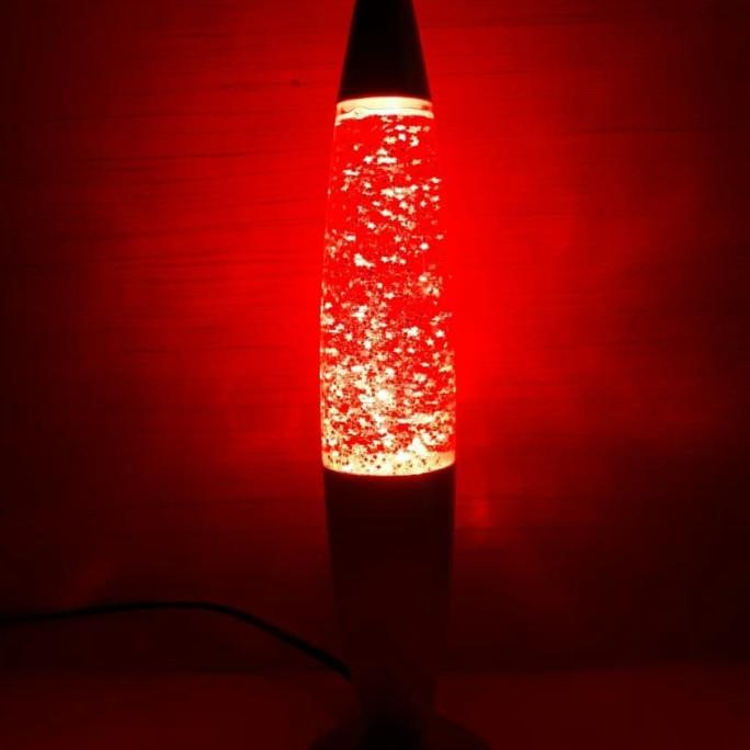 Lampu Meja Lava Gliter