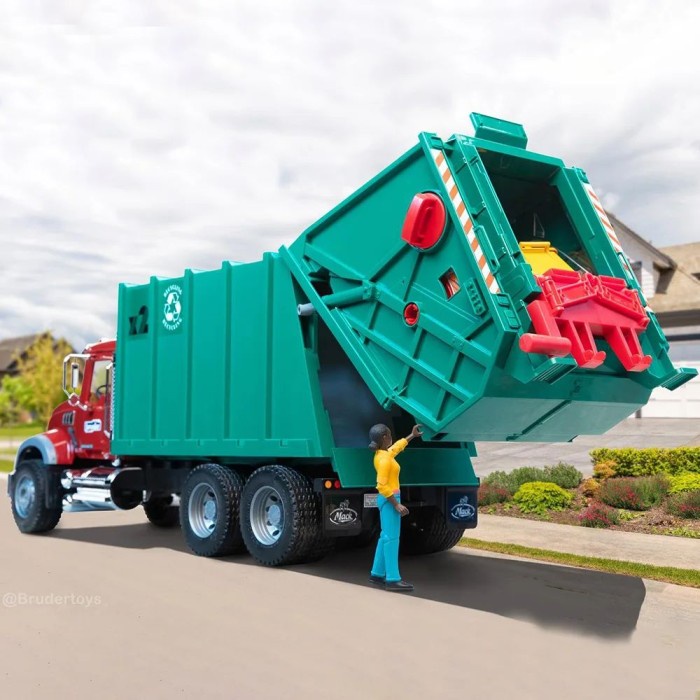 Bruder Toys 2812 - MACK Granite Garbage Truck - Mainan Anak