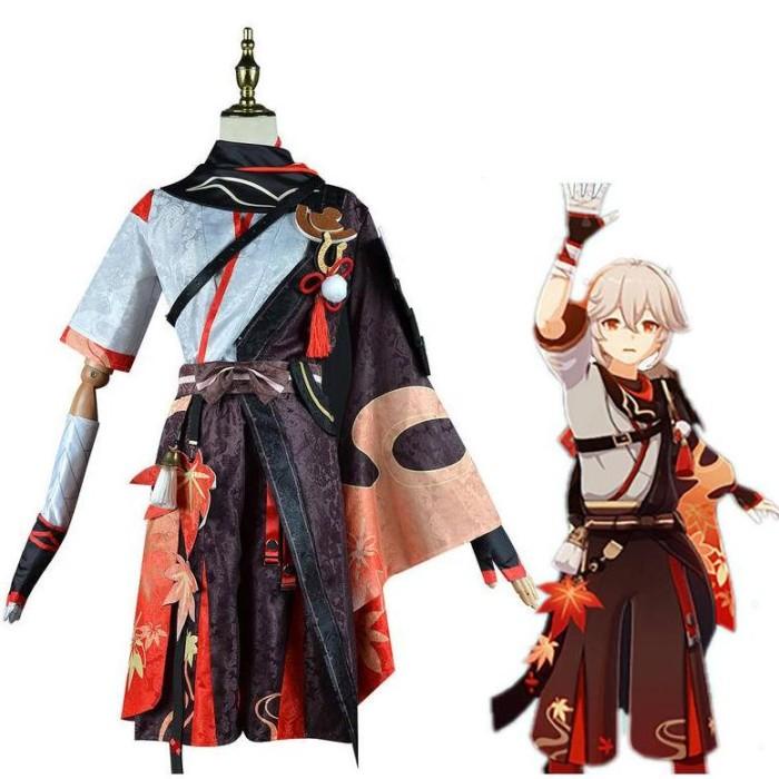 TERLARIS - NEW GENSHIN IMPACT COS BAJU KAEDEHARA KAZUHA GAME PERFORMANCE COSTUME