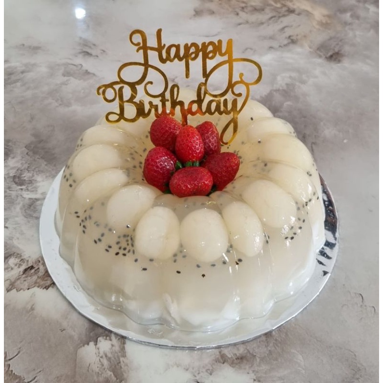 

puding coconut longan