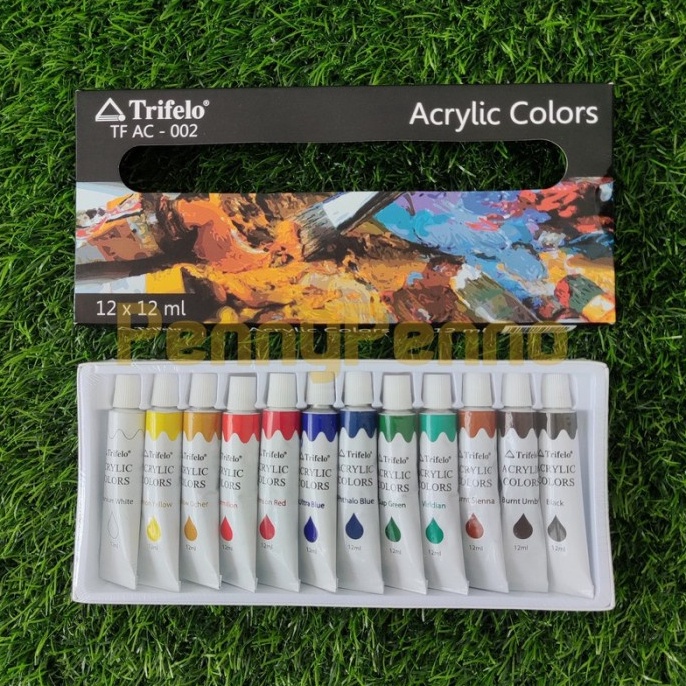 

Edisi Mewah TRIFELO VANCO LINKO 12 ACRYLIC COLOUR / CAT AKRILIK 12 WARNA 112