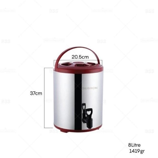 Water Tank Jug Dispenser Juice Teh Kopi Stainless Steel
