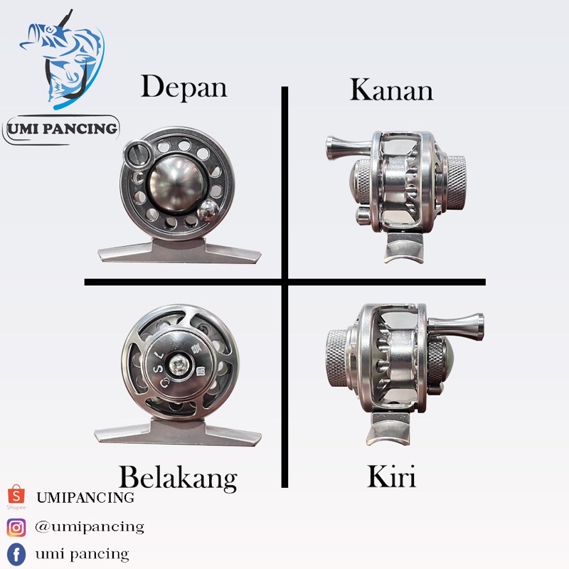 REEL TOKOS / CER PANCING TEGEK MODEL FLY STAINLEES D30 FULL METAL