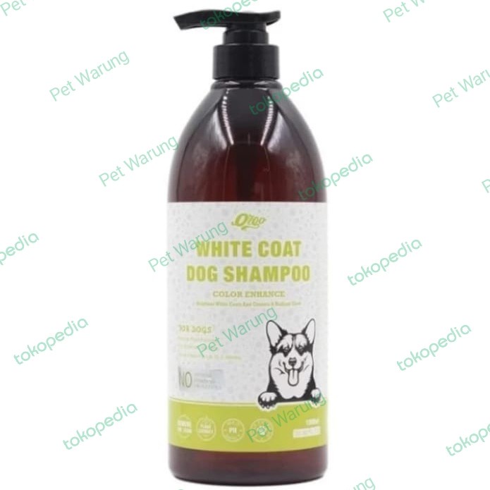 Orgo White Coat Dog Shampoo 1L - Shampoo Anjing Bulu Putih
