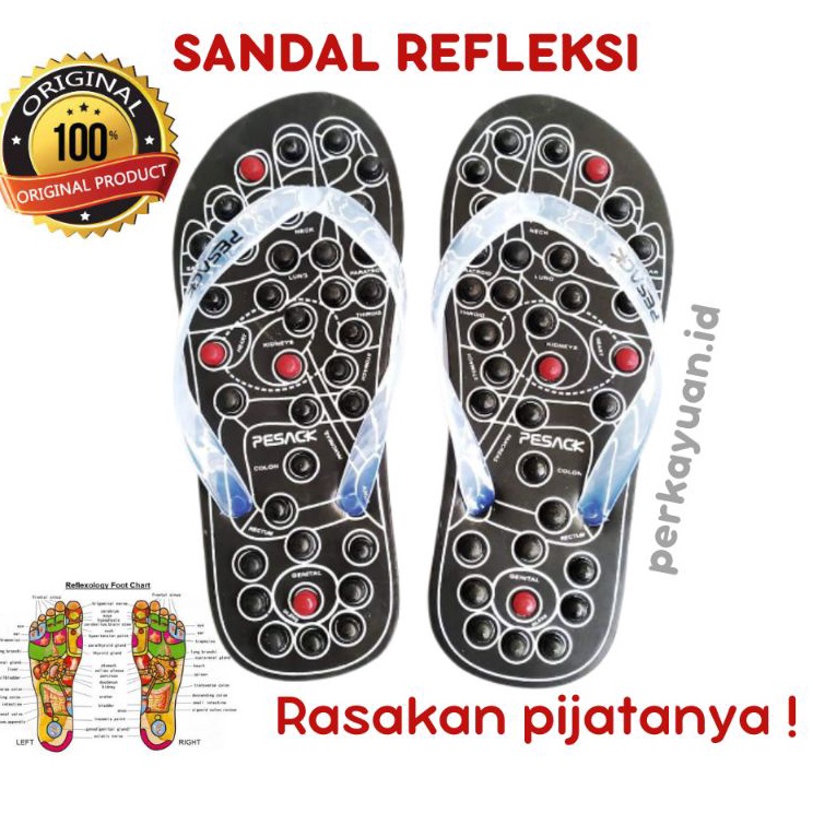 Star sellerPp6P0 Promo Sandal Jepit Refleksi Kesehatan Sendal Rematik Terapi Herbal