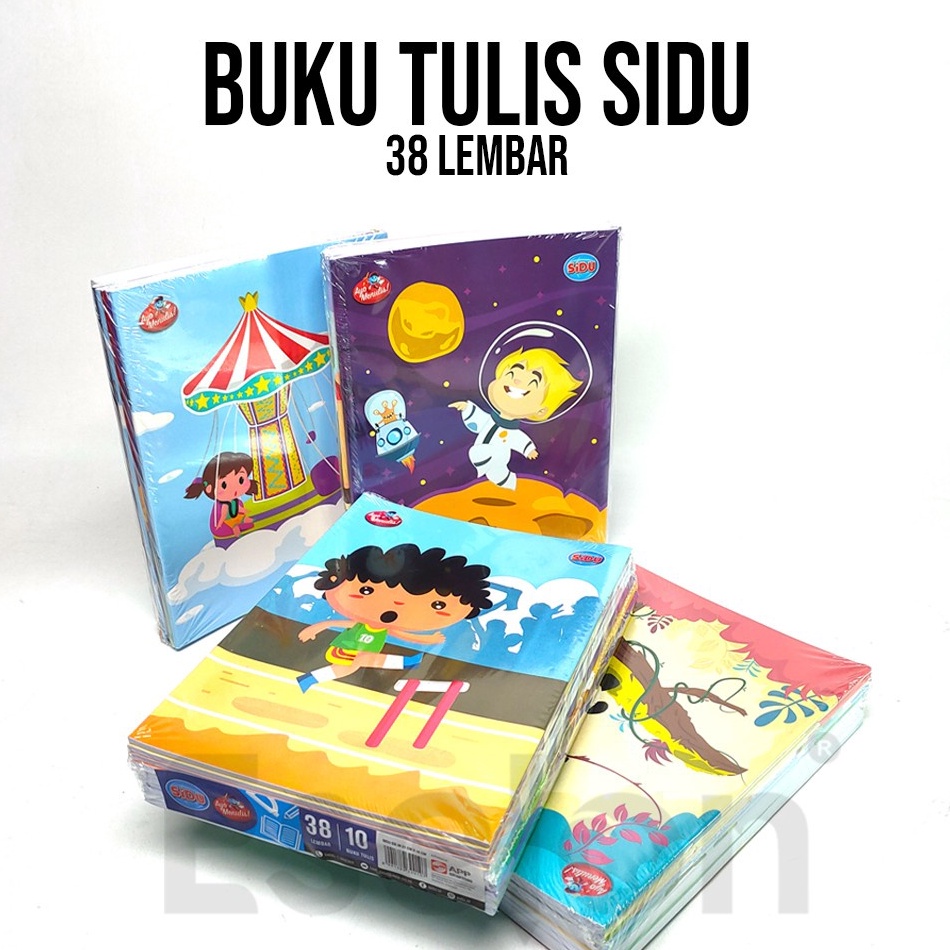 

Pasti Ready Buku tulis sidu isi 38 lembar - 1 pak / 10 buku tulis Sinar Dunia Z9B