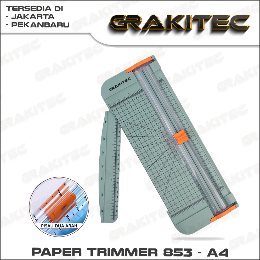 

NBM-70 Paper Trimmer A4 / Pemotong Kertas GRAKITEC PC-1637 853 A4 Maks 31 CM Weekend
