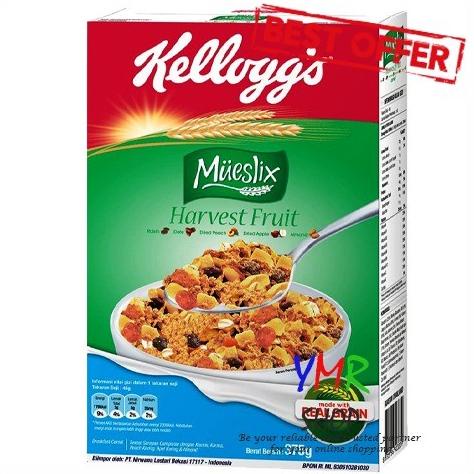 

Kelloggs Mueslix Harvest Fruit 375Gr Sereal Cereal Kellogs Kelogs