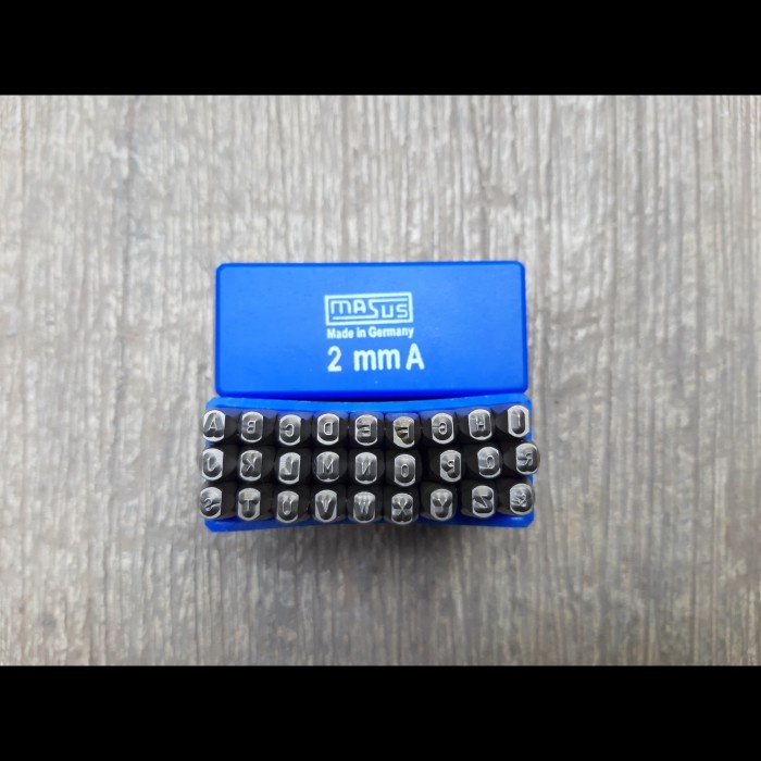 

Bestseller Ketok Huruf (A-Z) Ukuran 2Mm / Letter (A-Z) Stamp Punch Merk Masus
