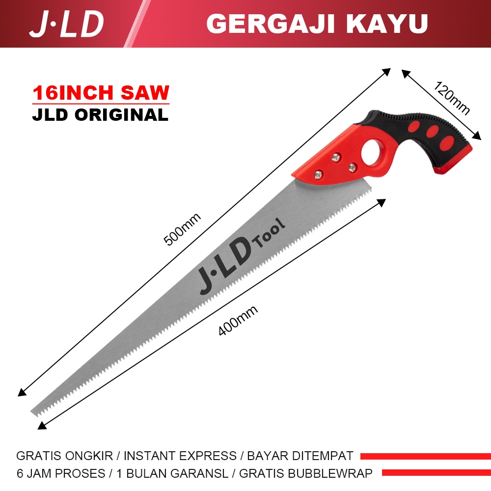 JLD Gergaji kayu saw Gergaji potong kayu 12inch（300mm）or 16inch（400mm）kayu/plastik/laminasi bisa COD