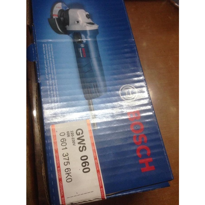 Mesin Gerinda Potong 4" Bosch Gws 060 / Mesin Gerinda Tangan Gws060