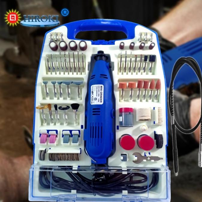 Hiroki Hr23401 Mesin Die Gerinda Mini Tunner Ukir Kayu Batu Besi